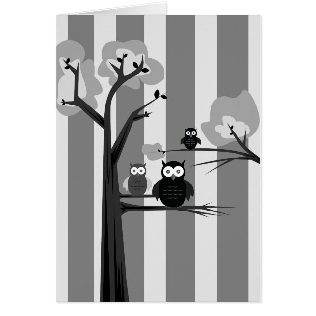 Black & White Owls (Front)