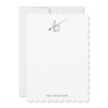 Black/White Painter Rabbit with yellow paisley