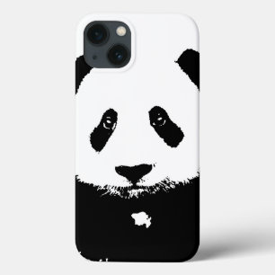 Black & White Panda iPhone 13 Case