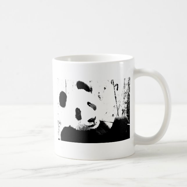 Black & White Panda Coffee Mug (Right)