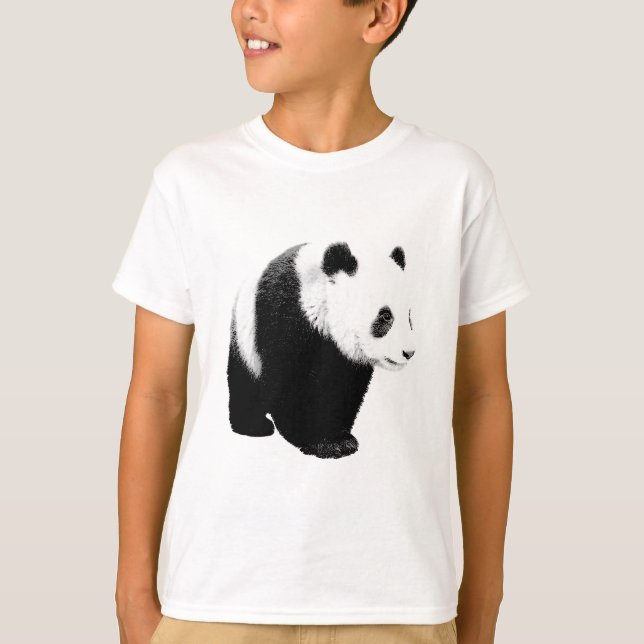 Black & White Panda T-Shirt (Front)