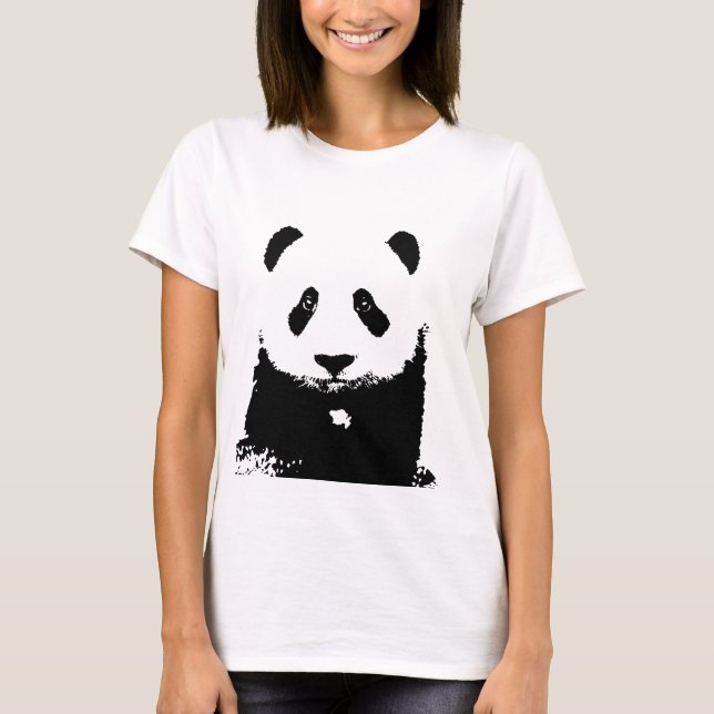 Black & White Panda T-Shirt (Front)