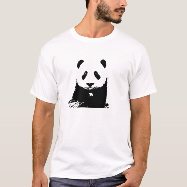 Black & White Panda T-Shirt (Front)