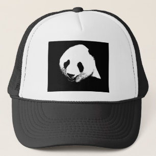 Black & White Panda Trucker Hat