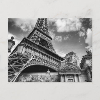 Black & White Paris Postcard