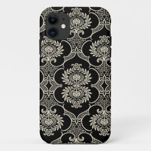 Black & White Pattern Damask iPhone 5 Case