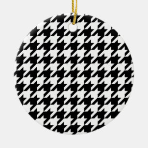 Black & White Pattern Ornament