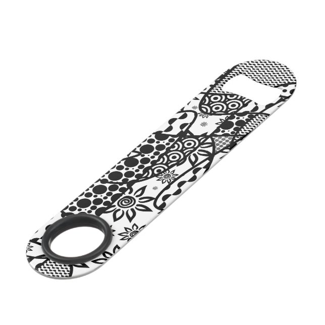 Black & White Pattern Patchwork 03 (Front Angled)