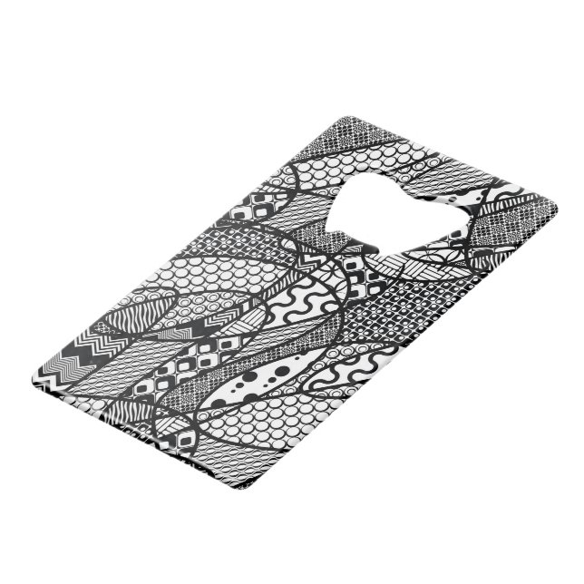 Black & White Pattern Patchwork 05 (Front Angled)