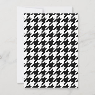Black & White Pattern Save The Date
