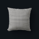 Black White Pearl Patterns Stylish Modern Custom Cushion<br><div class="desc">Designed with elegant & unique white pearl patterns in black background. You may change the colours as you wish!</div>