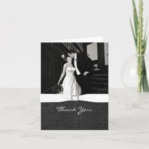 Black & White Photo Thank You Card