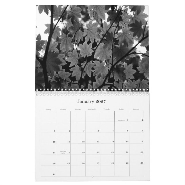 Black & White Photography 2011 Calendar (Jan 2027)