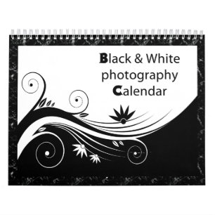 Black & white photography calendar
