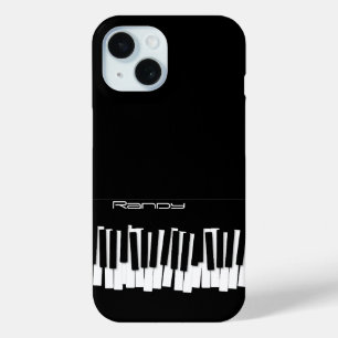 Black & White Piano Keys Music Fan Gifts Case-Ma iPhone 15 Case