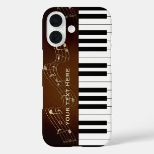 Black & White Piano Keys   Music Gifts iPhone 16 Case