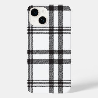 Black White Plaid Iphone Case 