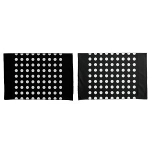 Black & White Poke A Dot Standard Pillow case set