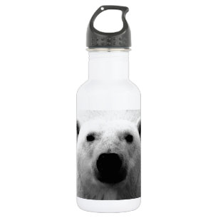 Black & White Polar Bear 532 Ml Water Bottle