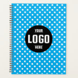 Black & White Polka Dot Custom 2026 Business Planner<br><div class="desc">Stay organised in style with this Black & White Polka Dot 2026 Custom Business Planner, designed for both professionalism and personalisation. Featuring a sleek black background with a timeless polka dot pattern, this planner can be fully customised with your company logo, monogram initials, name, and year (2026 or any year)....</div>