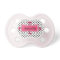 Black White Polka Dots Pink Baby Girl Pacifier