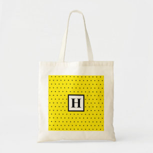 Black & White Polka Dots Tote Bag