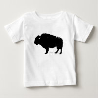 Black & White Pop Art Buffalo Bison