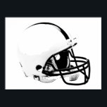 Black White Pop Art Football Helmet Poster<br><div class="desc">American Sport Games Digital Artworks - Pop Art Style Football Helmet</div>