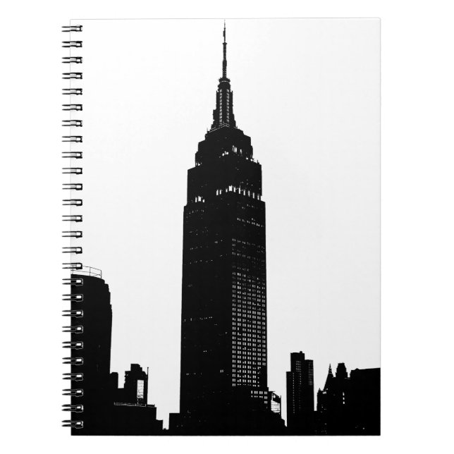 Black & White Pop Art New York Notebook (Front)