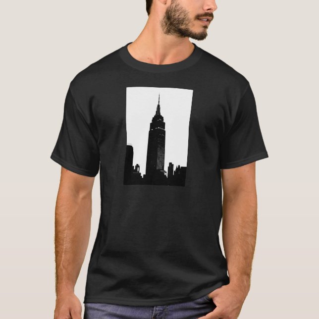 Black & White Pop Art New York T-Shirt (Front)