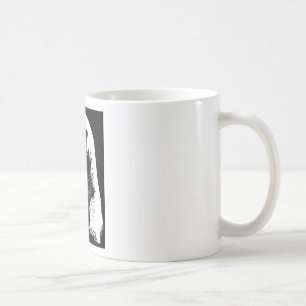 Black & White Pop Art Polar Bear Coffee Mug