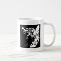 Black & White Pop Art Tiger