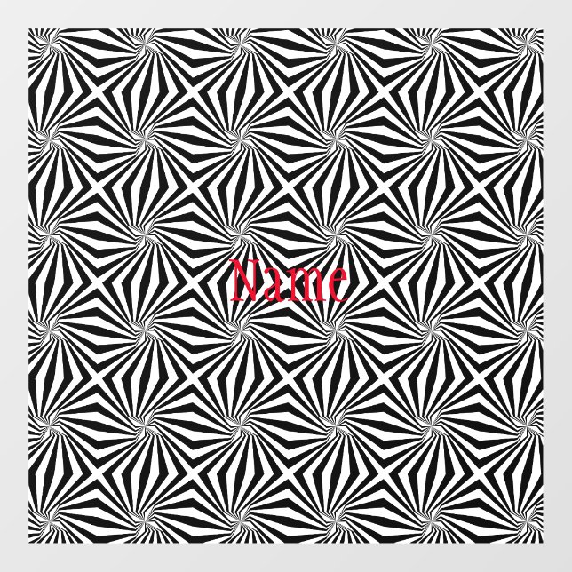 Black White Radiating Pattern Thunder_Cove  (Sheet)