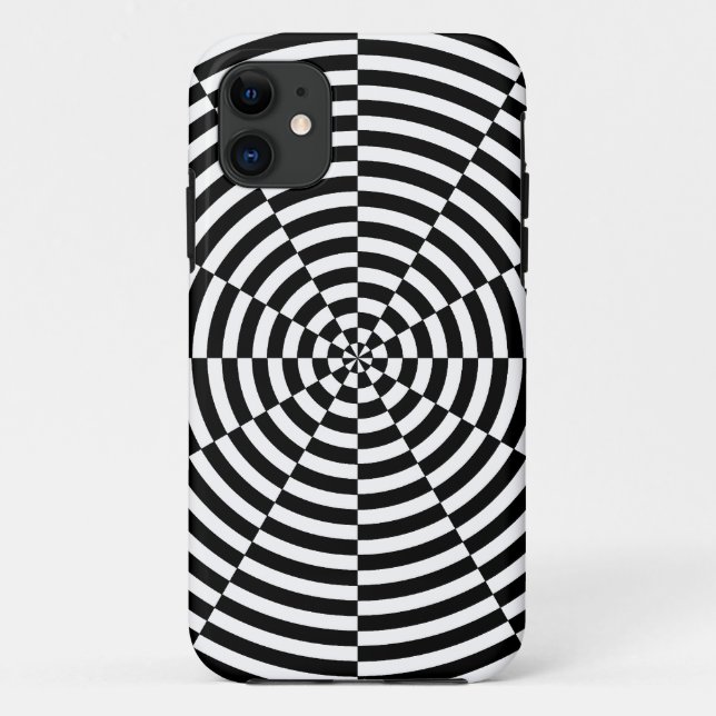 Black & White Radiation by Kenneth Yoncich Case-Mate iPhone Case (Back)