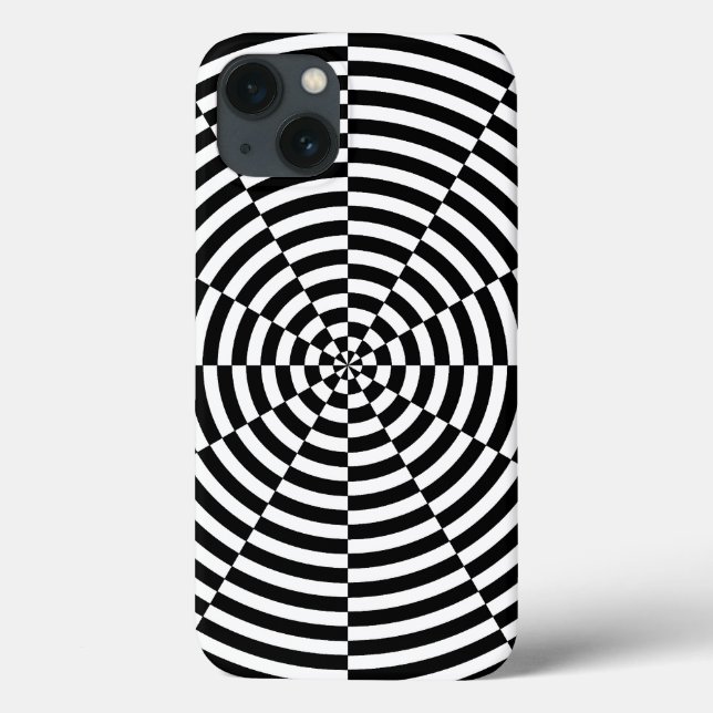 Black & White Radiation by Kenneth Yoncich Case-Mate iPhone Case (Back)
