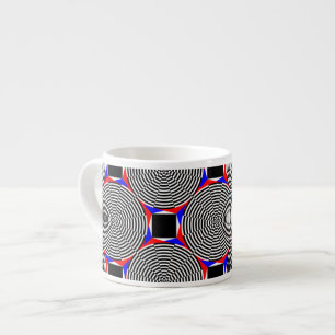 Black & White Radiation by Kenneth Yoncich Espresso Cup