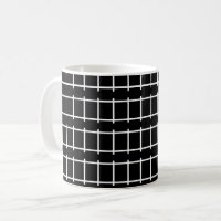 Black White Railroad Ladder Line Pattern