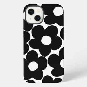 Black & White Retro Daisies #1 #decor #art iPhone 13 Case