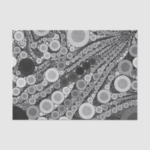 Black&White Retro Pattern Tissue Paper