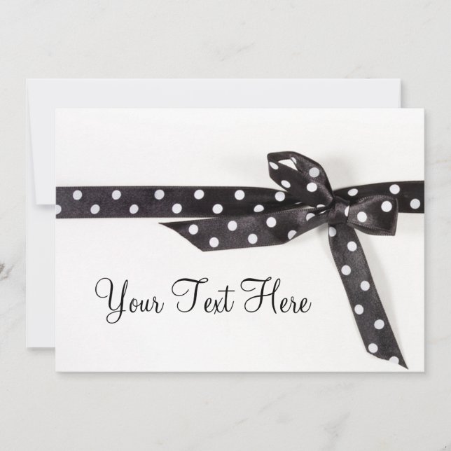 Black & White Ribbon (Front)