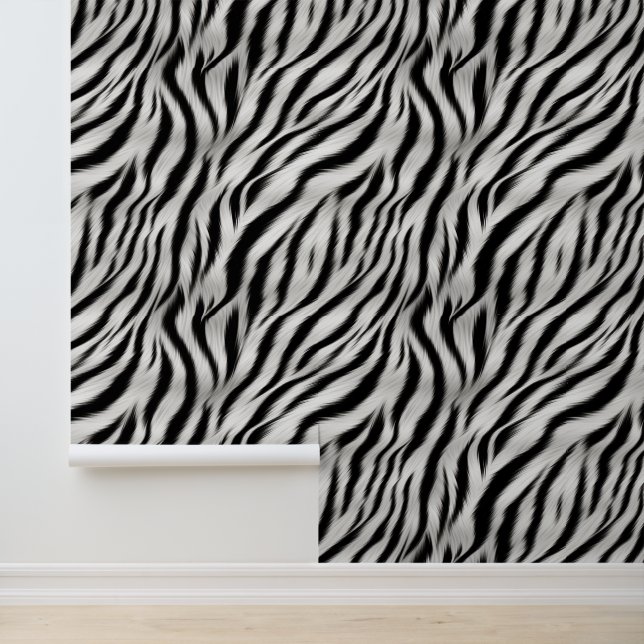Black White Safari Zebra  Wallpaper (Application)