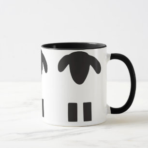 Black & White Sheep Mug