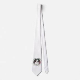 Black & White Shih Tzu Puppy Rescue Dog Tie