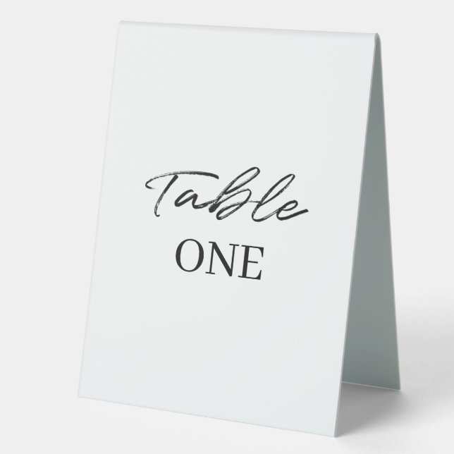 Black White Simple Script  Wedding (Front)