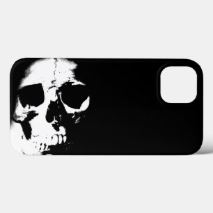 Black & White Skull iPhone 13 Case