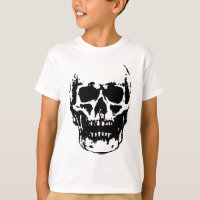 Black White Skull Pop Artwork