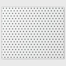 Black & White Small Polka Dot Party Christmas gift