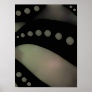 Black & White Smooth ~ Gift Wrapping Poster