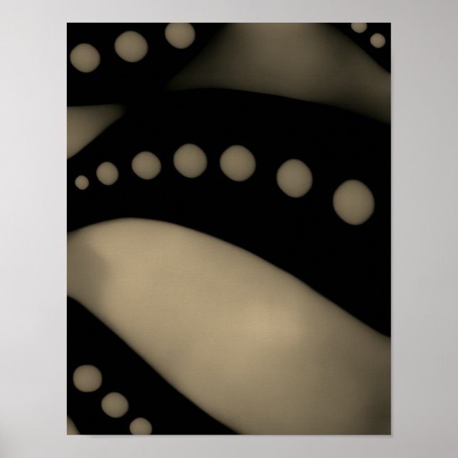 Black & White Smooth - Poster (Canvas Option) (Front)