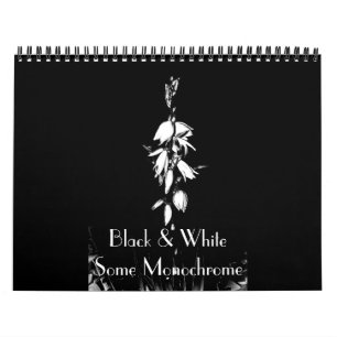 Black & White Some Monochrome Calendar